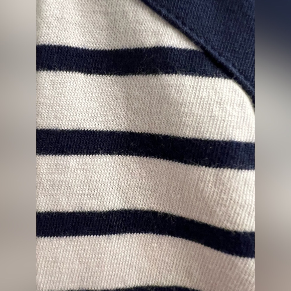 Lands End Navy White Striped Tank Dress Sz S - Picture 9 of 9